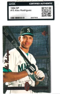 Alex Rodriguez 1994 Upper Deck SP base Rookie card CGC authenticated RC Seattle - Picture 1 of 1