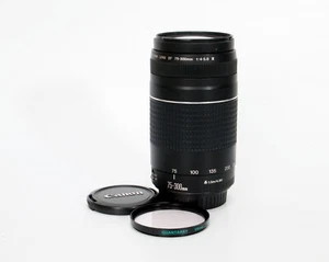 *Small Fungus in Lens* Canon EF 75-300mm f/4-5.6 III Telephoto Zoom Lens - Picture 1 of 16