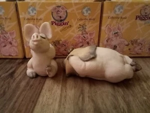 PIGGIN HEADMACHE & KISS ME EN CAJA COLECCIONABLE WORLD STUDIOS MUY BONITO RARO NAVIDAD - Imagen 1 de 6