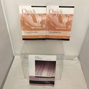 * LOT * Quick Review of Criminal Procedure + International Law + Torts - NEW OTH - Imagen 1 de 20