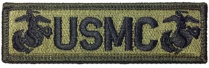 USMC Cuerpo de Marines de los Estados Unidos Cuerpo de Marines Globo Águila Sujetador Táctil Gancho Bucle Tab Parche O - Imagen 1 de 1