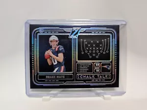 2024 Zenith Drake Maye Chalk Talk Rookie Card RC NEW ENGLAND PATRIOTS #2 - Picture 1 of 2