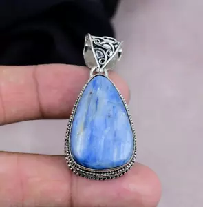 Beautiful Kyanite Gemstone Pendant 925 Sterling Silver Pendant Jewelry Love Gift - Picture 1 of 4