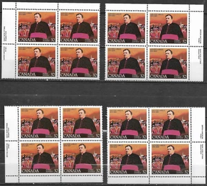 pk97873:Stamps-Canada #998 Antoine LaBelle 32 cent Plate Block Set- MNH - Picture 1 of 1