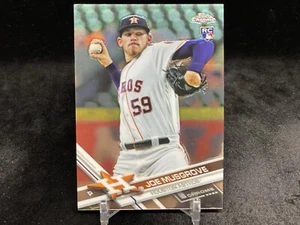 JOE MUSGROVE 2017 TOPPS CHROME #120 BASE ROOKIE CARD / HOUSTON ASTROS - Picture 1 of 2