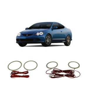 Kit de anillo de halo de faros LED blanco brillante para Acura RSX 05-06 - Imagen 1 de 3