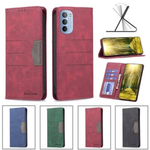 Leather Flip Card Wallet Phone Case For Motorola E30 E20 G82 G62 G52 G32 G42 G22 - Picture 1 of 48