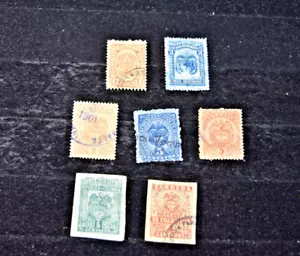 COLOMBIA 7 STAMP LOT 1890-1915 USED S118+S162++ - Picture 1 of 5