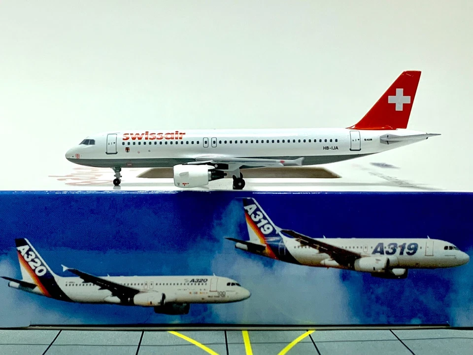 AeroClassics 1:400 Swissair Airbus A320-200 HB-IJA - Image 1 of 1