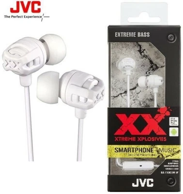 JVC Xtreme Xplosives Earphones In Ear - White (HA-FX103M-W-E) - Image 1 of 2