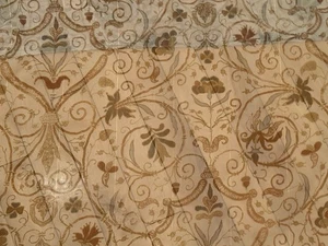 4 Croscill Home transparente Paneele Vorhang creme braun Schimmer gold viele Designs 54x86 - Bild 1 von 11