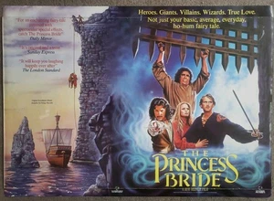 Original 1987 UK Video Store Film Poster The Princess Bride A1 Size Rolled - Imagen 1 de 4