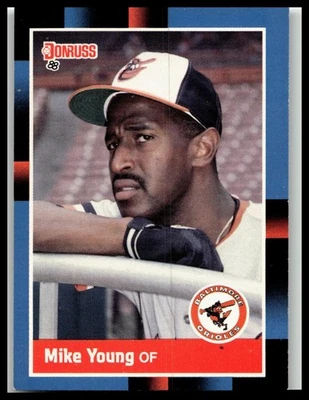 1988 Donruss #396 Mike Young Baltimore Orioles - Image 1 of 2