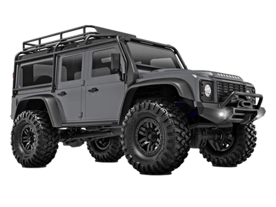 1:18/ Traxxas 97054-1-SLVR, Traxxas Land Rover Defender Crawler, Silbergrau, RTR - Bild 1 von 4