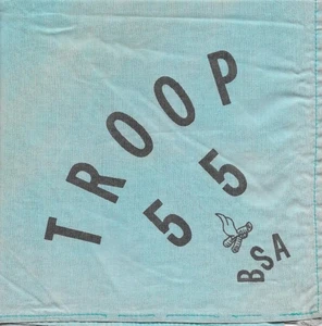 Unbekannte Ratstruppe 55 Halstuch Pfadfinder BSA - Bild 1 von 1