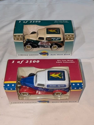 Dodge Babe Ruth 1936 "714 jonrones" "60 jonrones" edición limitada banco diecast Foto 1 de 4