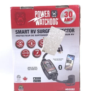 Hughes Auto Pwd30-V2 Power Watchdog Bluetooth Surge Protector 30 - Portable - Picture 1 of 4