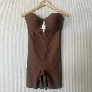 Skims Bügel Body geformt Tanga Body Größe XL Jaspis Neu mit Etikett $ 138 ohne Träger - Bild 1 von 14