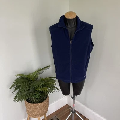Chaleco polar Patagonia Synchilla para hombre talla Lg cremallera completa logotipo azul Foto 1 de 4