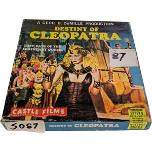 SUPER 8 PELÍCULA | DESTINO DE CLEOPATRA | 200 PIES | BW SILENCIOSO | VER VIDEO - Bild 1 von 4