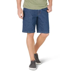 Große Herren Wrangler Relaxed Fit Denim Zimmermann Shorts Größe 44/10" Schrittlänge - Bild 1 von 9