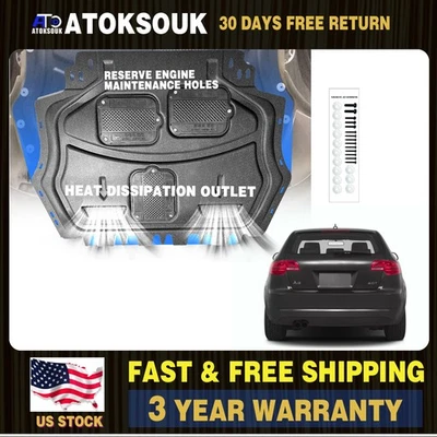 Engine Splash Guard For Audi A3 2006-2013 Under Engine Shield Cover Board Foto 1 de 4