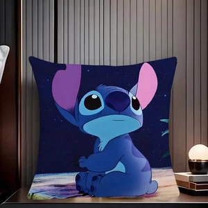 18"x18" Stitch Cartoon Throw Pillow Cover Home Decor Holiday - Picture 1 of 3