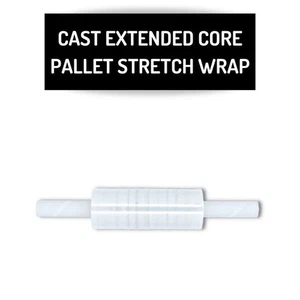 30" x 1000' 1 Roll 80 Gauge Cast Extended Core Pallet Cling Stretch Wrap, Clear - Picture 1 of 4