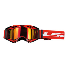 New LS2 Aura PRO Goggle With Iridium Lens - Red #LS27201002032
