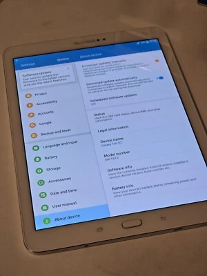 Samsung Galaxy Tab S2 T819 32GB, Wi-Fi + Bluetooth, 9.7 inch - White - Image 1 of 3