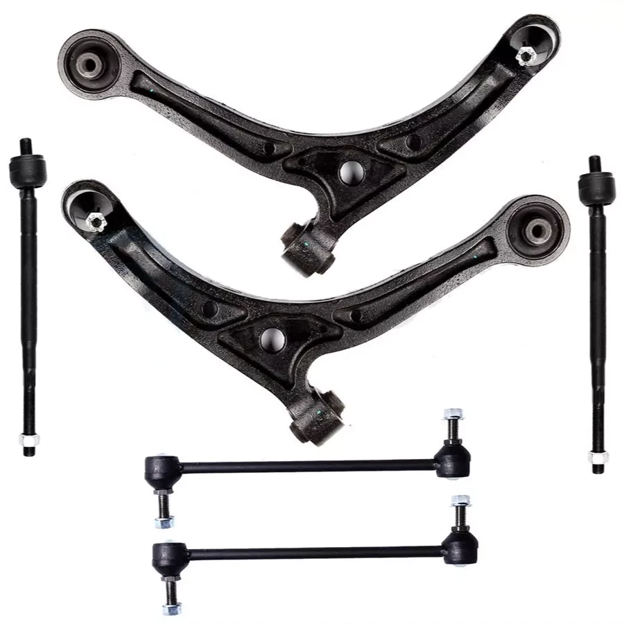 For 1999-2001 Honda Odyssey 6PCS Front Lower Control Arms Sway Bars Tie Rods Set - Image 1 of 1