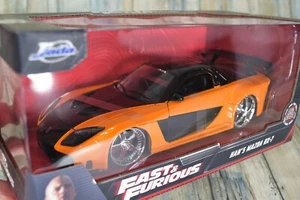 1:24 Fast & Furious Han's Mazda RX-7 Die-Cast Orange / Black Diecast Car Sealed - Picture 1 of 10