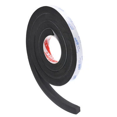 3/4"W x 3/4"T x 6.6Ft Self-Adhesive EVA Insulation Foam Tape, Black - Image 1 of 4