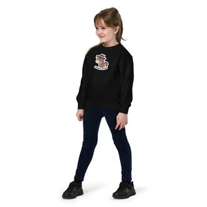 Childrens Spooky Season Cute Equestrian Halloween Horse Hoodie Crewneck - Picture 1 of 4