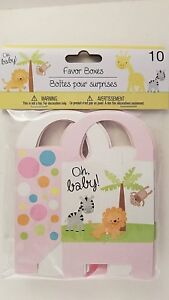 Baby Shower Gift Favor Boxes Bags, Select: Color & Type