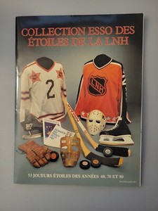 1988-89 ESSO NHL Hockey All Star Collection With cards Affixed With Tape.