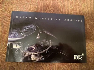 Montblanc Uhr Neuheiten 2007/08 Mont Blanc Katalog tolle Fotos und Details - Bild 1 von 3