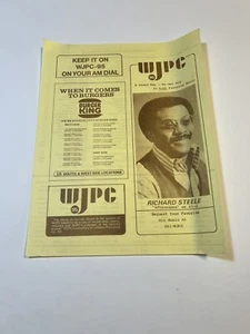 WJPC 95 - RICHARD STEELE) SURVEY **RARE** - Picture 1 of 3