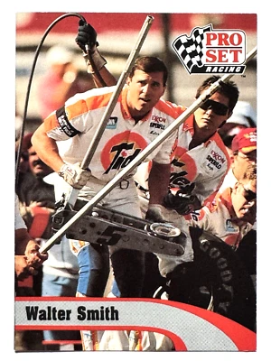 WALTER SMITH Crew Member HOF'er RICKY RUDD 1992 Pro Set NASCAR Racing Card #226 - Image 1 of 2