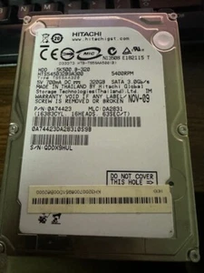 Hitachi 5K500 B-320 HTS545032B9A300 HDD 320GB SATA 2.5" Hard Drive - Picture 1 of 4