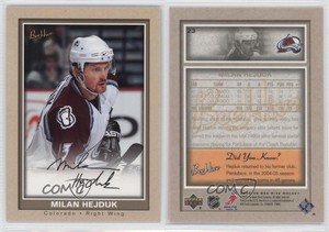 2005-06 Upper Deck Bee Hive Beige Milan Hejduk #23