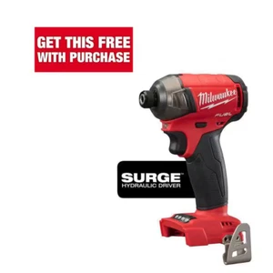Milwaukee M18 FUEL 18V Brushless Cordless 1/4 In. Hex Impact Driver Tool Only - Picture 1 of 12
