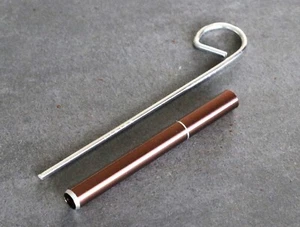 3" Metal One Hitter- Pen Style- Sleek & Stylish One Hitter Pipe for Smoking Herb - Picture 1 of 6