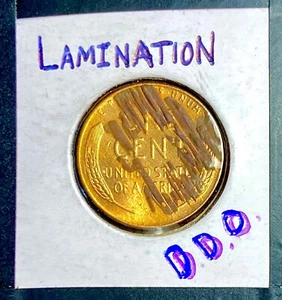 1958 D Lincoln Cent - Red Mint - DDO-002 - w/ a Wild Reverse Lamination - Picture 1 of 9