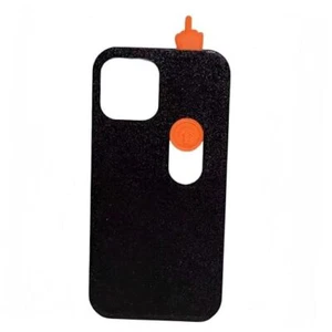 Coque téléphone drôle imprimée en 3D coulissante parodie doigt du milieu pour iPhone 12 noir - Photo 1 sur 6