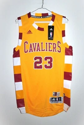 New LeBron James Cleveland Cavaliers Cavs #23 HWC Throwback Adidas Jersey Small - Image 1 of 4