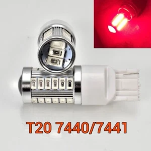 Luz de señal delantera T20 7440 992 WY21W 33 LED ROJO bombilla se adapta a BUICK Ford - Imagen 1 de 1