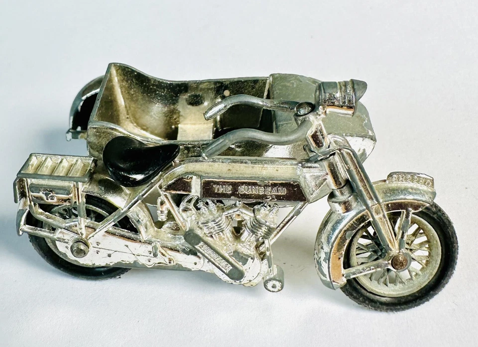 Vintage Matchbox Lesney Models of Yesteryear 1914 Sunbeam Motorcycle & Sidecar - Image 1 of 4