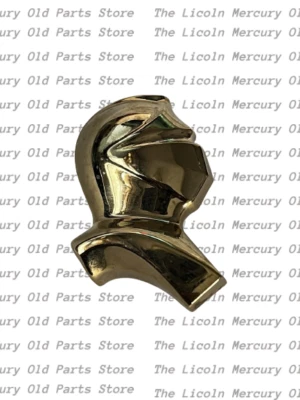 Lincoln Capri 1955 caballero dorado casco adorno emblema techo insignia panel vela derecha Foto 1 de 4