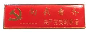 CHINA CHINESE COMMUNIST PARTY MEMBER Pinback Badge. Highly Collectible VERY RARE - Picture 1 of 4